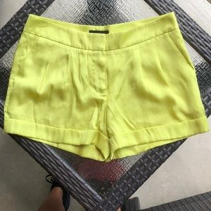 Bebe lime green shorts